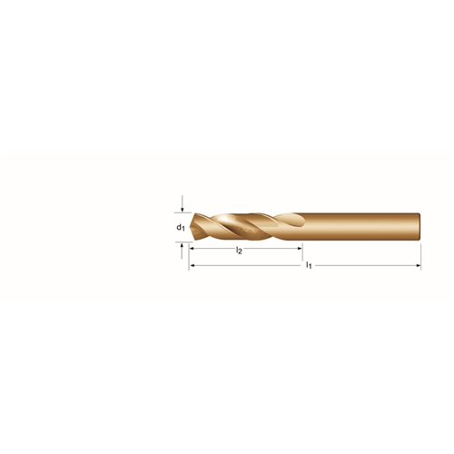 Metaalboor Hss-Co Cilindrisch Dormer - A117 4.0X 22/55MM