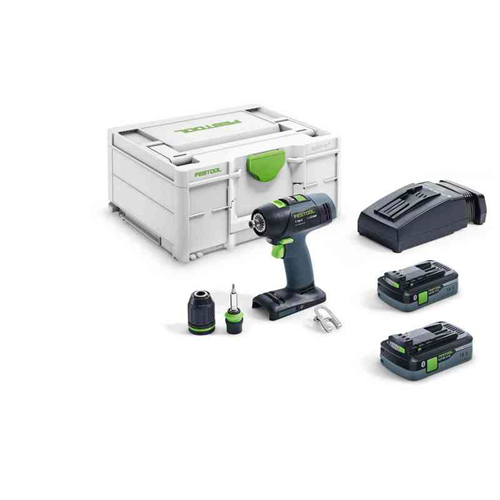 Accu Schroefboormachine Festool - T18+3 HPC4,0 I-PLUS 18.0V