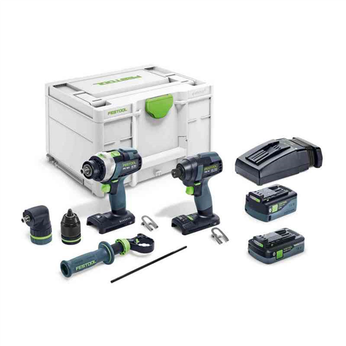 Accu Combiset Festool 5.0/4.0Ah/18.0V - TID18 5,0/4,0-SET TPC18 18.0V