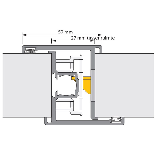 Deurnaald Alprokon P-Prefab-2 - PREFAB 2200MM / DD.40MM