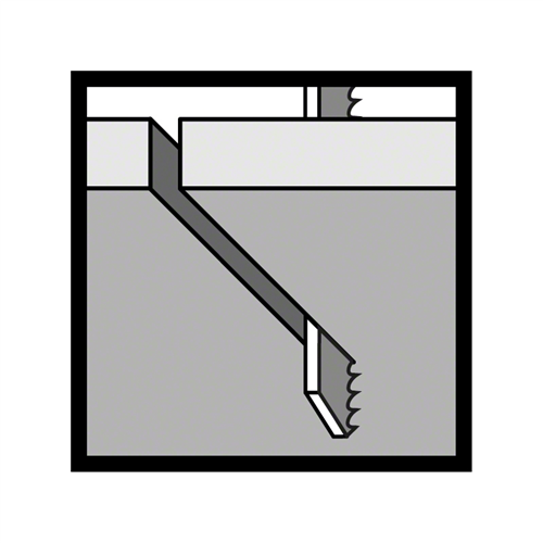 Decoupeerzaagblad Bosch For Metal - T121AF 92MM SET à 5 ST