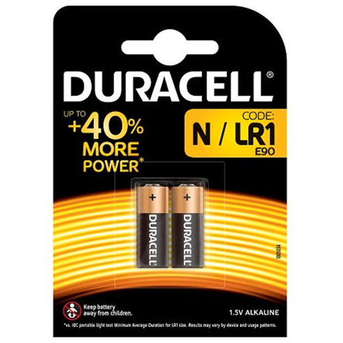 Batterijen Mini Staaf Duracell Pluspower - N LR01 1.5V  SET à 2 STUKS