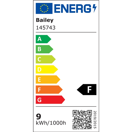 Lamp Bol Led Bailey - A60 E27 / 9W / 820LM IP20