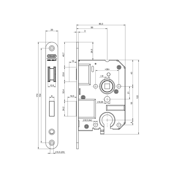 magneetslot insteek d&n pc nemef