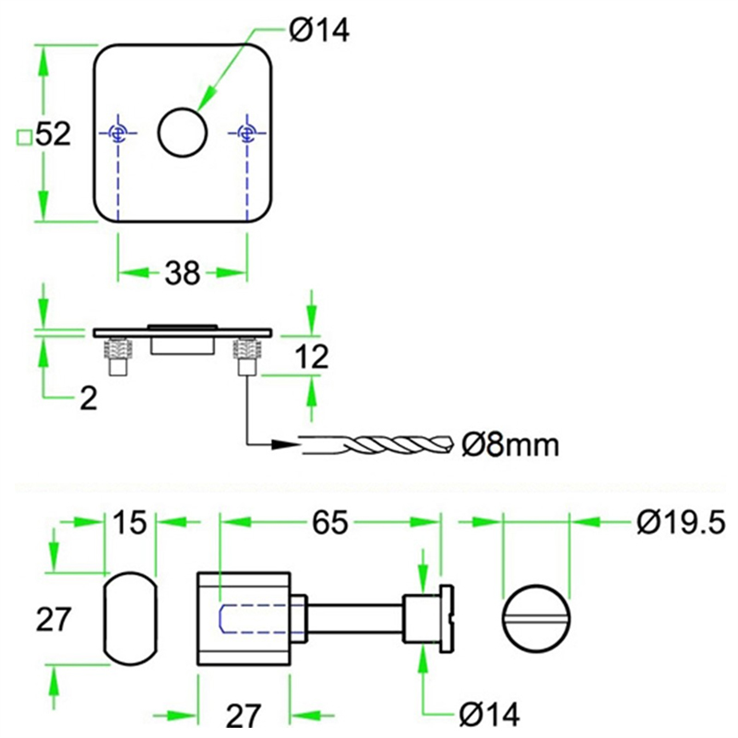 toiletrozet rvs a2 oxloc