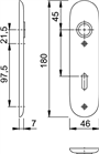 kortschild aluminium f1 hoppe-3