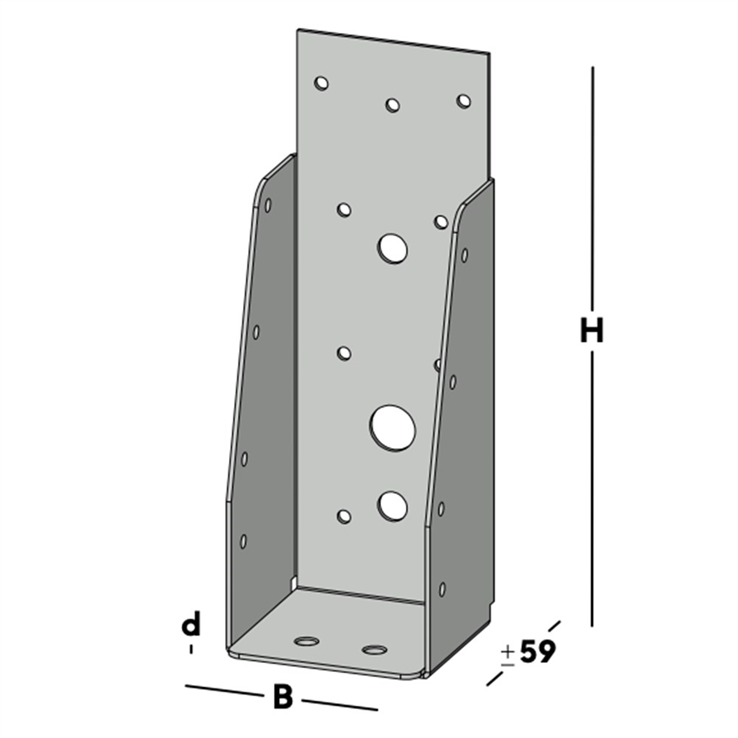 balkdrager gbs zonder lip sv