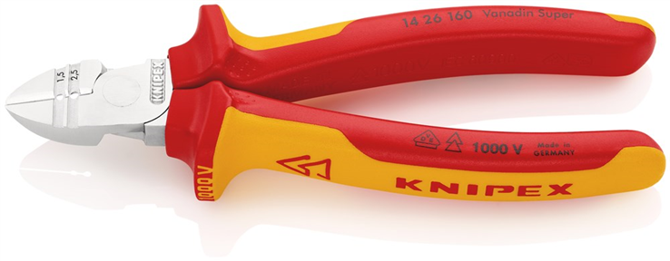 afstrip-zijsnijtang knipex