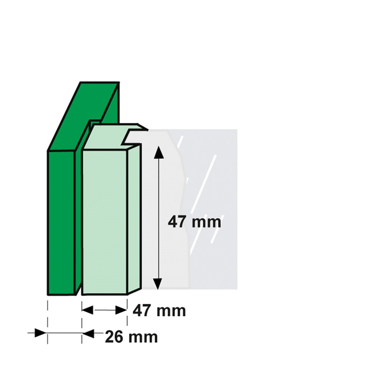 oplegslot cilinder axa