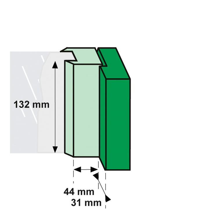 raamsluiting aluminium wit axa