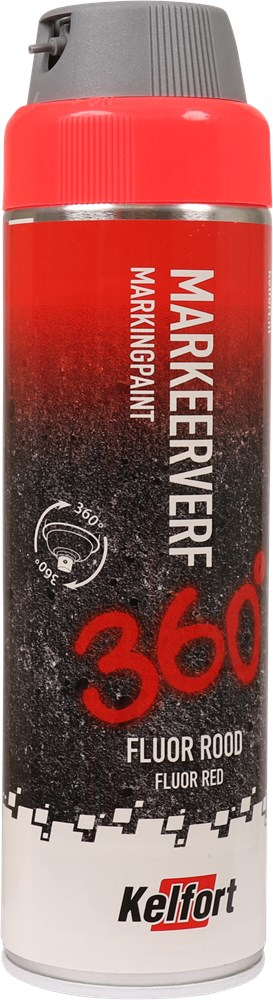 Markeerverf Fluorescerend Rood Kelfort - 500ML