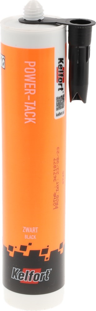 Lijmkit Kelfort - POWER-TACK 290ML ZWART