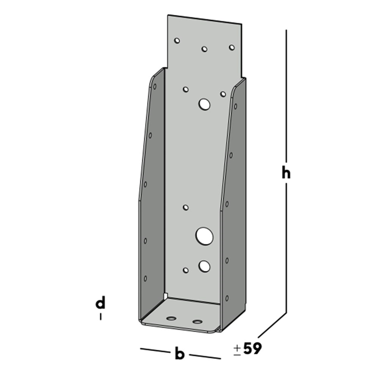 balkdrager gbs zonder lip sv