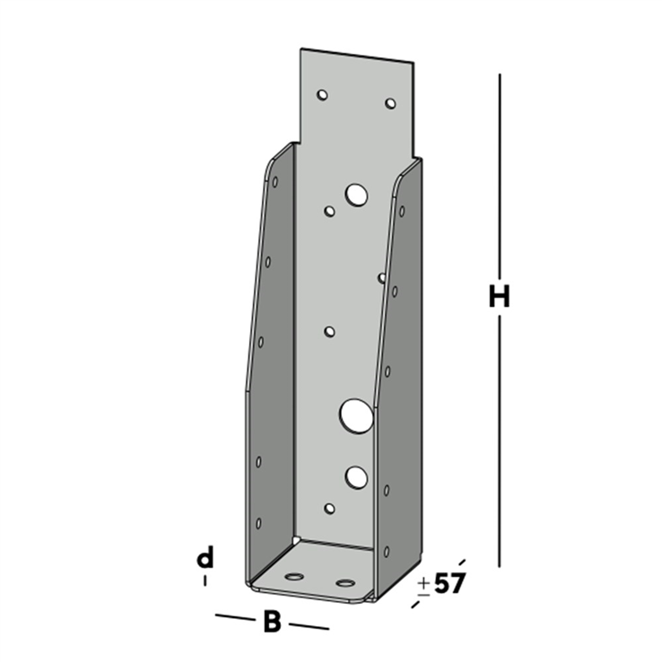 balkdrager gbs zonder lip sv