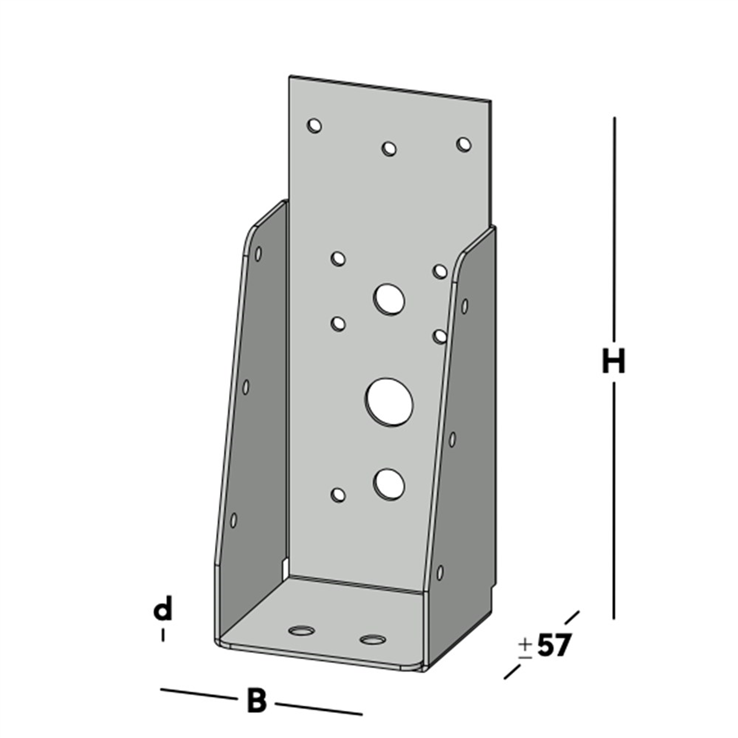 balkdrager gbs zonder lip sv