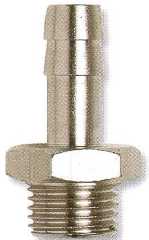 Slangpilaar Staal Vernikkeld Ironside - 1/4'' -  8MM BU