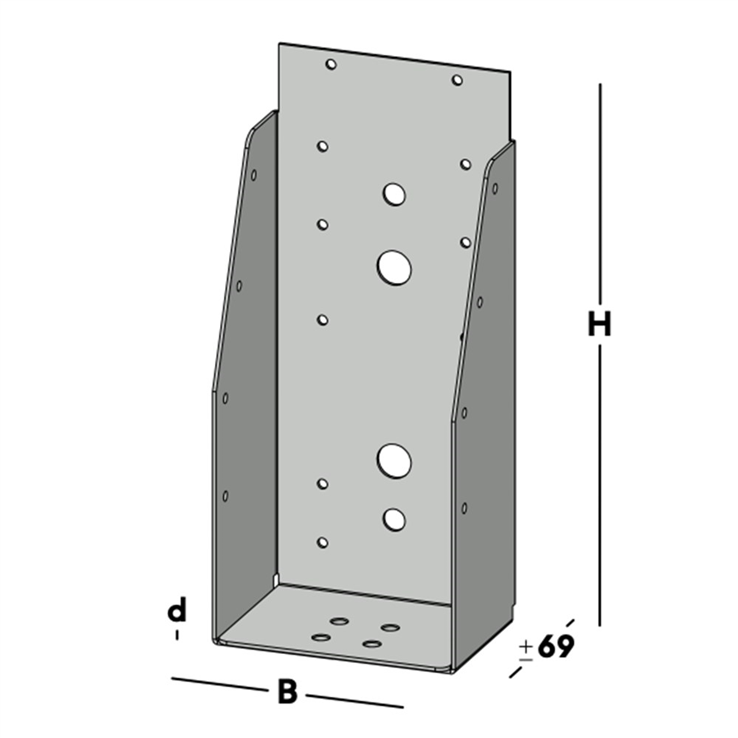 balkdrager gbs zonder lip sv