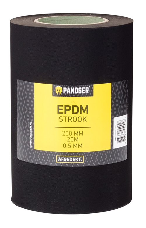 Stroken Epdm Folie Zwart Pandser -  850X0.5MM 20M