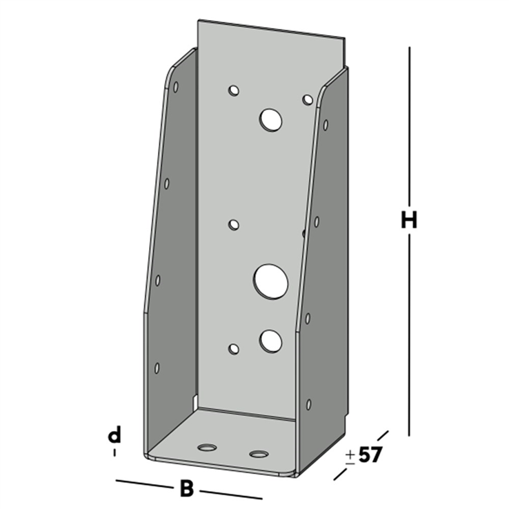 balkdrager gbs zonder lip sv