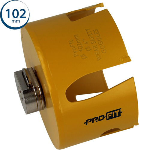 Gatzaag Multi Purpose Profit - Ø102X52MM CLICK&DRILL HEX 10MM