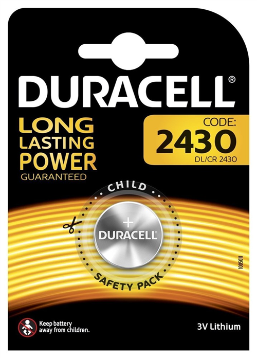 Batterij Knoopcel Duracell - CR2430 3V