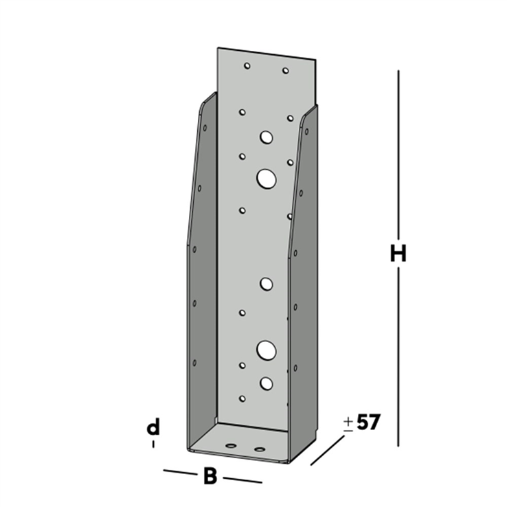 balkdrager gbs zonder lip sv