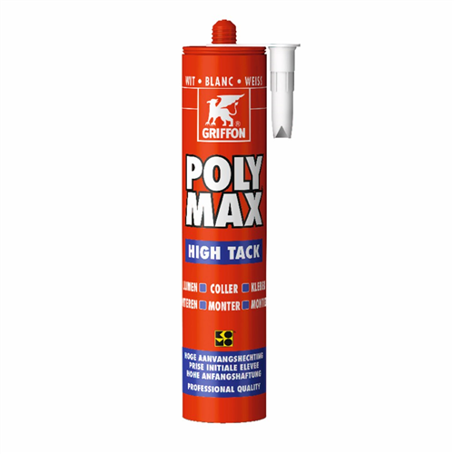 Montagelijm Polymax Griffon - HIGH TACK 425G WIT