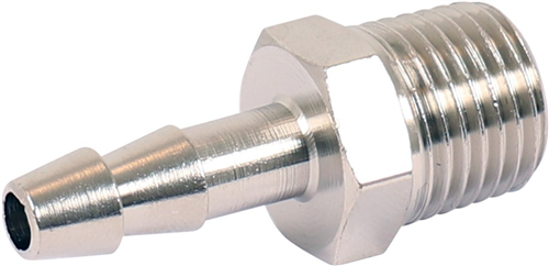 Slangpilaar Staal Vernikkeld Ironside - 1/4'' -  6MM BU