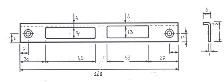 sluitplaat rvs polynorm