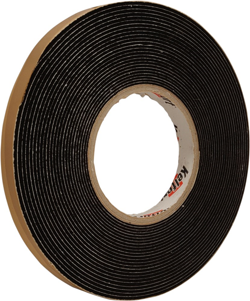 Kokomoband Zwart Kelfort - 20/2MM  1X12.5M KOMO