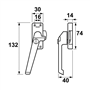 raamsluiting aluminium f1 axa-5