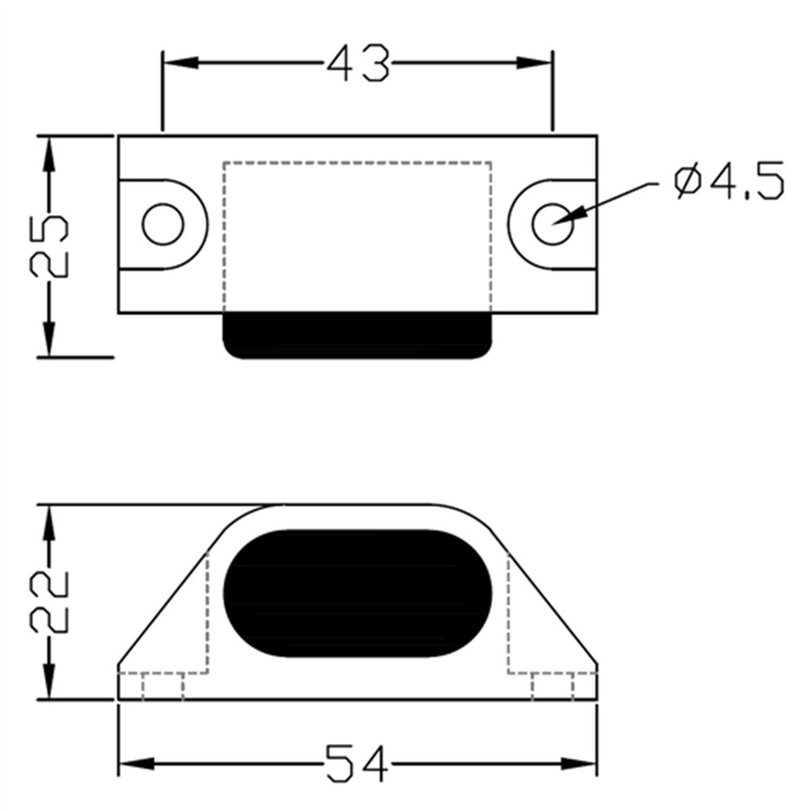 deurbuffer aluminium f1 hermeta