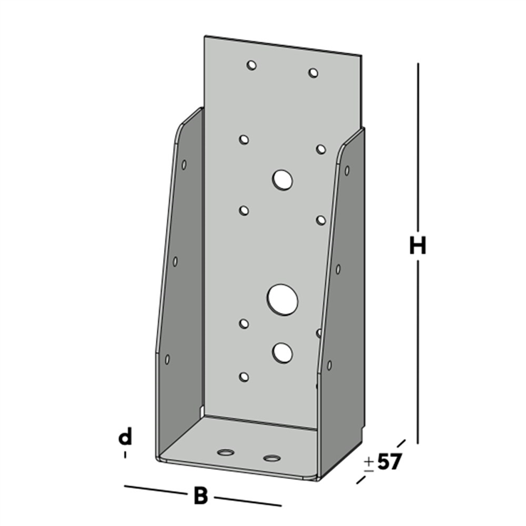 balkdrager gbs zonder lip sv