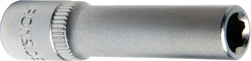 Dopsleutel Zeskant Verlengd Ironside -  8MM 1/4'' FLANKDRIVE