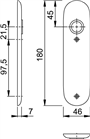 kortschild aluminium f1 hoppe-3