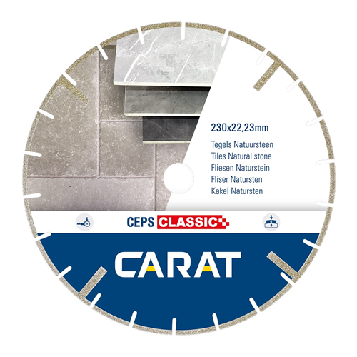 Diamantzaagblad Droog Carat Classic - GALVANO CEPS 230X22.23MM