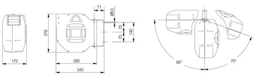 Luchtslanghaspel Mavel - SPECIAL AIR 12M Ø8MM