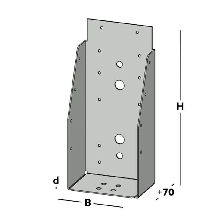 balkdrager gbs zonder lip sv