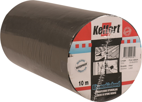 Bitumenkimband Loodkleur Kelfort -  75MM 10M