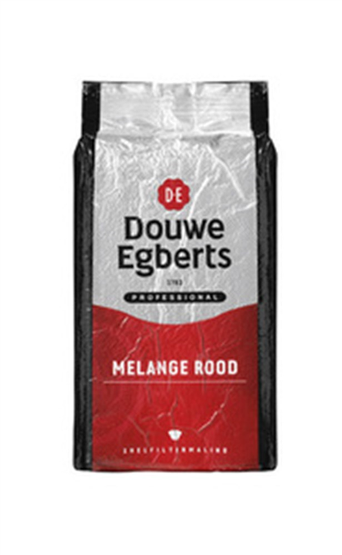 Koffie Snelfilter Douwe Egberts - 1KG MELANGE ROOD