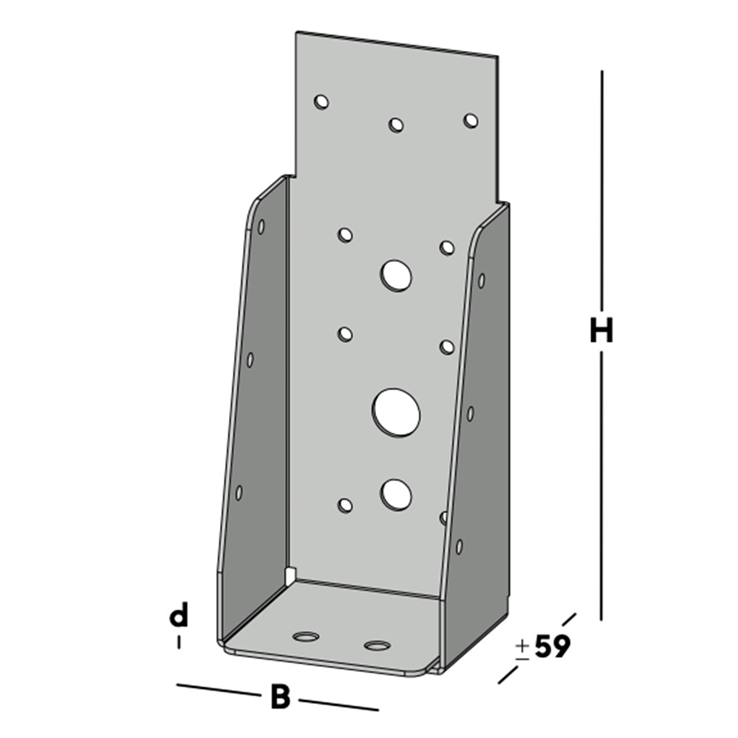 balkdrager gbs zonder lip sv