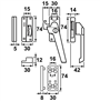 raamsluiting aluminium f2 axa-5