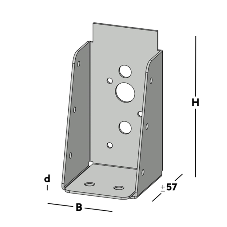 balkdrager gbs zonder lip sv