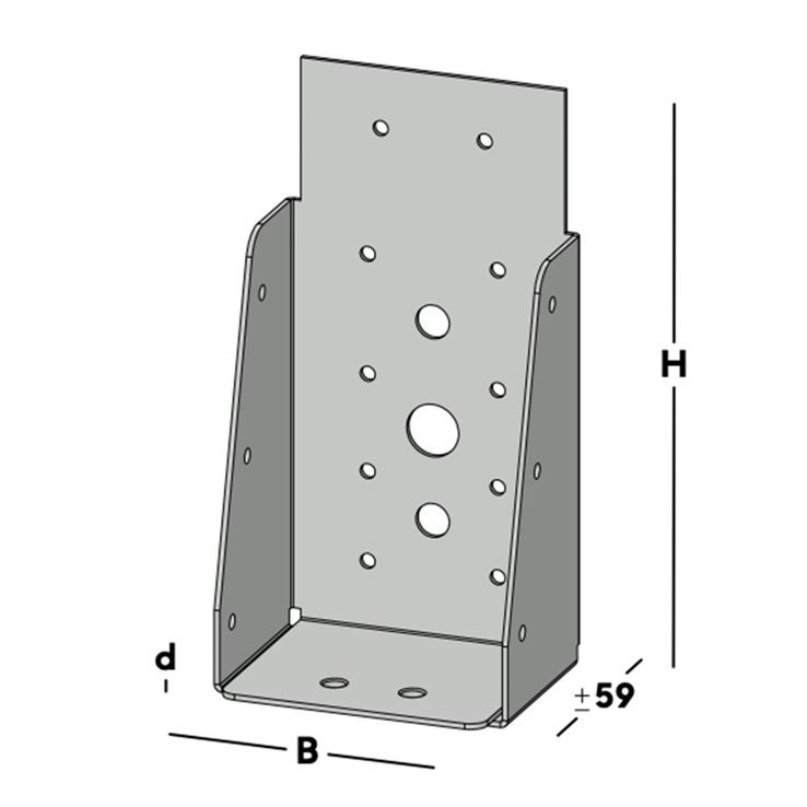 balkdrager gbs zonder lip sv