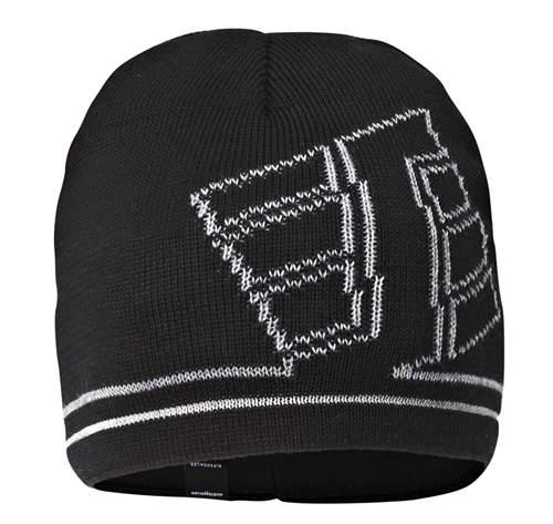 Muts Beanie Snickers - 9093 ZWART/GRIJS ONE SIZE