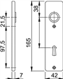 kortschild aluminium f1 hoppe-3