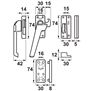 raamsluiting aluminium f1 axa-5