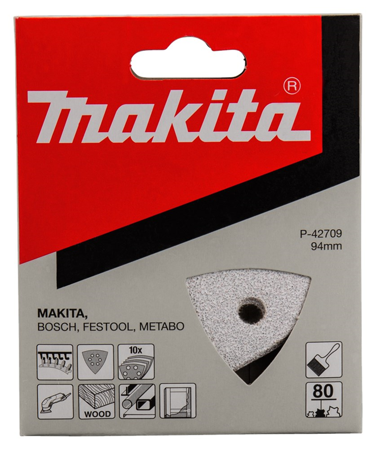 schuurpapier delta white velcro makita