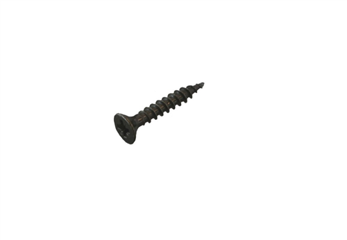 Spaanplaatschroef Zwart Verzinkt - 4.0X 25MM PK PZ