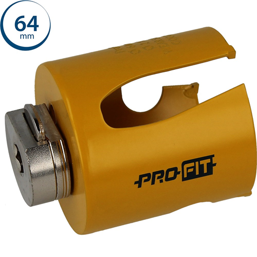 Gatzaag Multi Purpose Profit - Ø 64X52MM CLICK&DRILL HEX 10MM